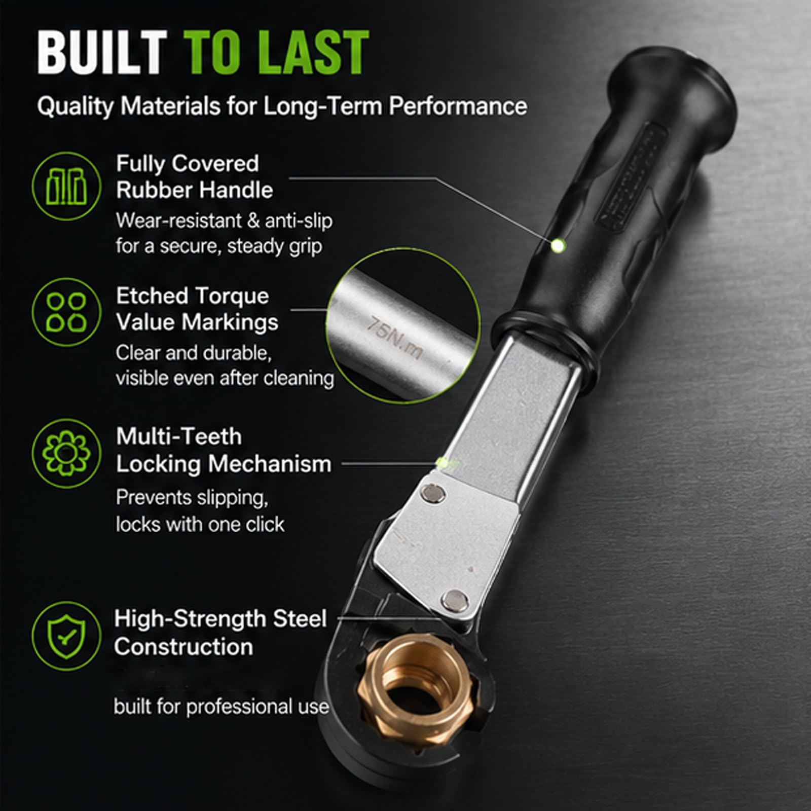 Zestaw kluczy dynamometrycznych z grzechotką do rurki miedzianej 1/4", 3/8", 1/2", 5/8", 18-75 Nm Regulowany otwarty klucz serwisowy Hvac do klucza do klimatyzacji
