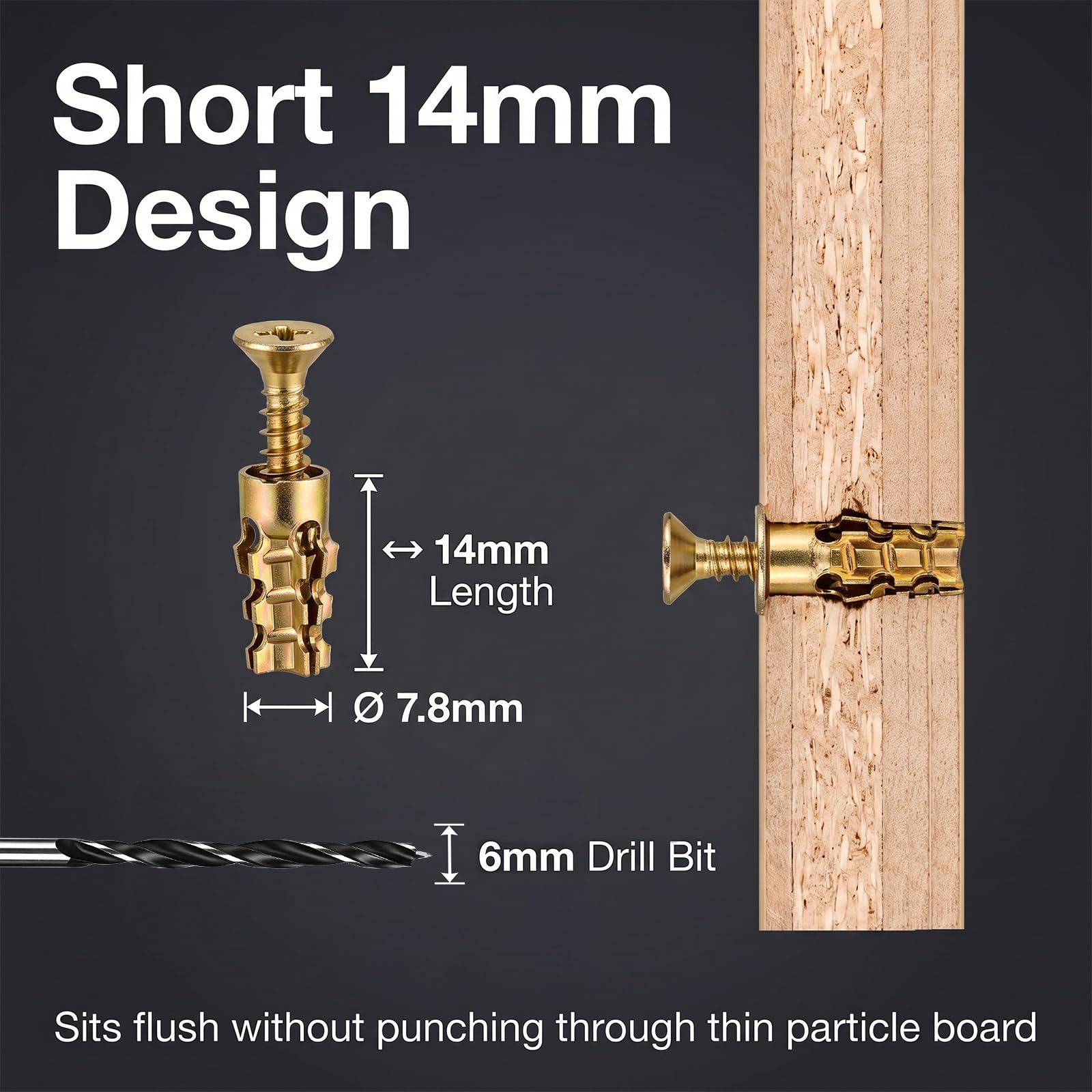 Hinge Repair Screws - Fix Stripped Holes -5