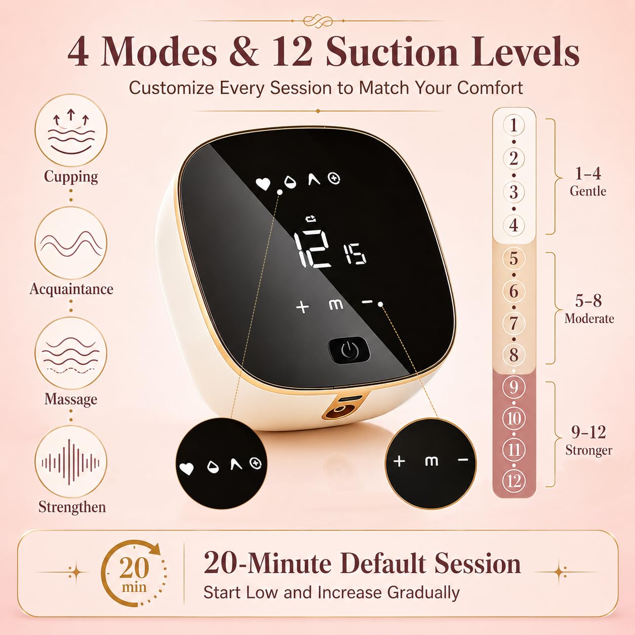 Juego de ventosas faciales eléctricas, herramienta de masaje Gua Sha 3 en 1, 6 vasos de vidrio