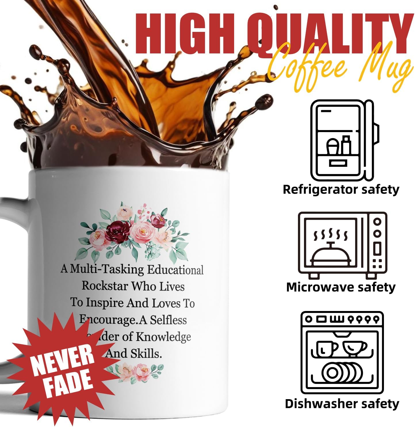 zcyhtqp, Assistant Principal, Funny Ceramic Coffee Mug, Teacher Appreciation Gift, Appreciation Coffee Cup Gift for Assistant Principal - Image 3