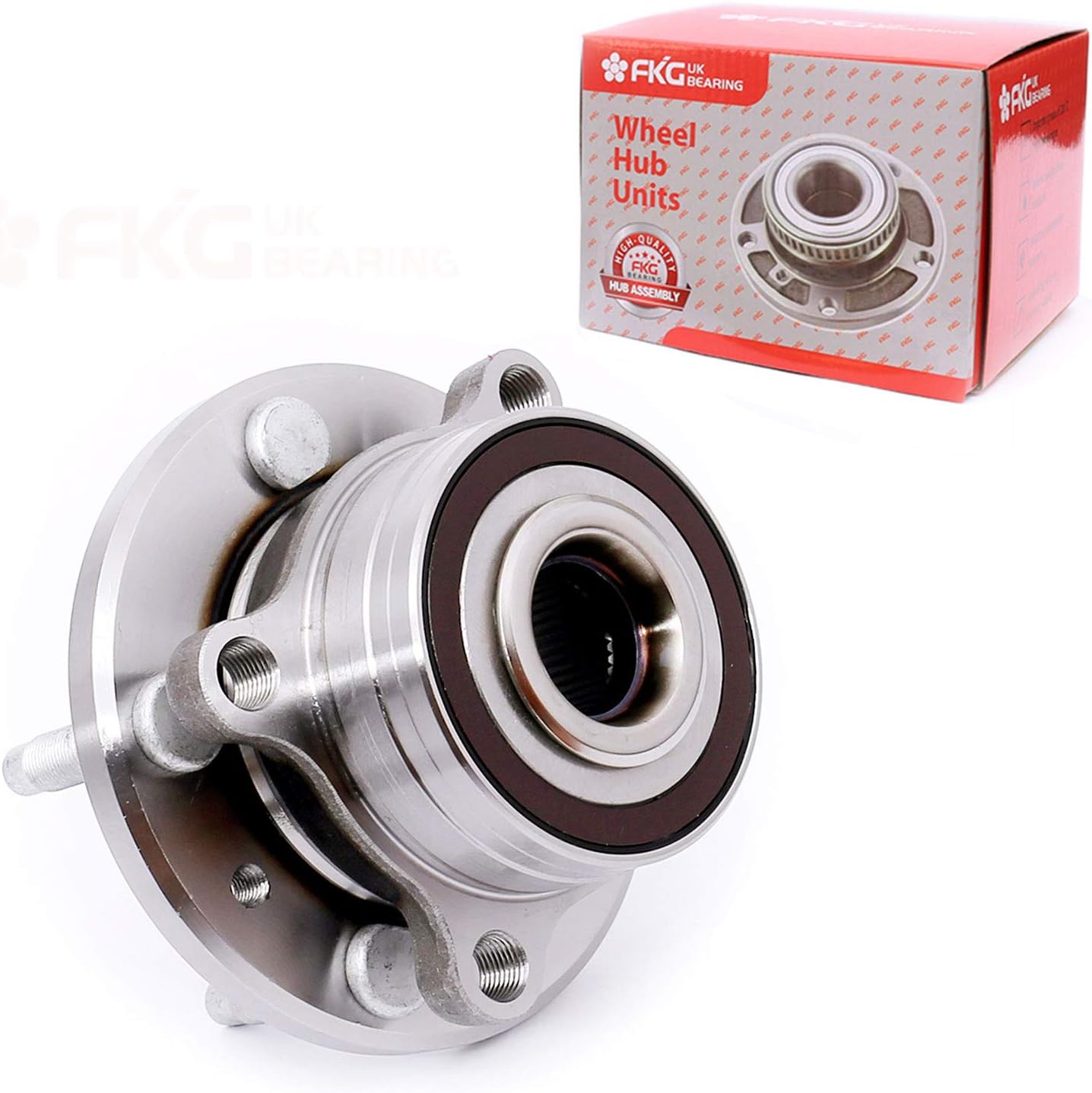 FKG 512460 Front or Rear Wheel Bearing Hub Assembly fit for 2011-2018 Explorer, 2013-2018 Police Interceptor Utility, Set of 2