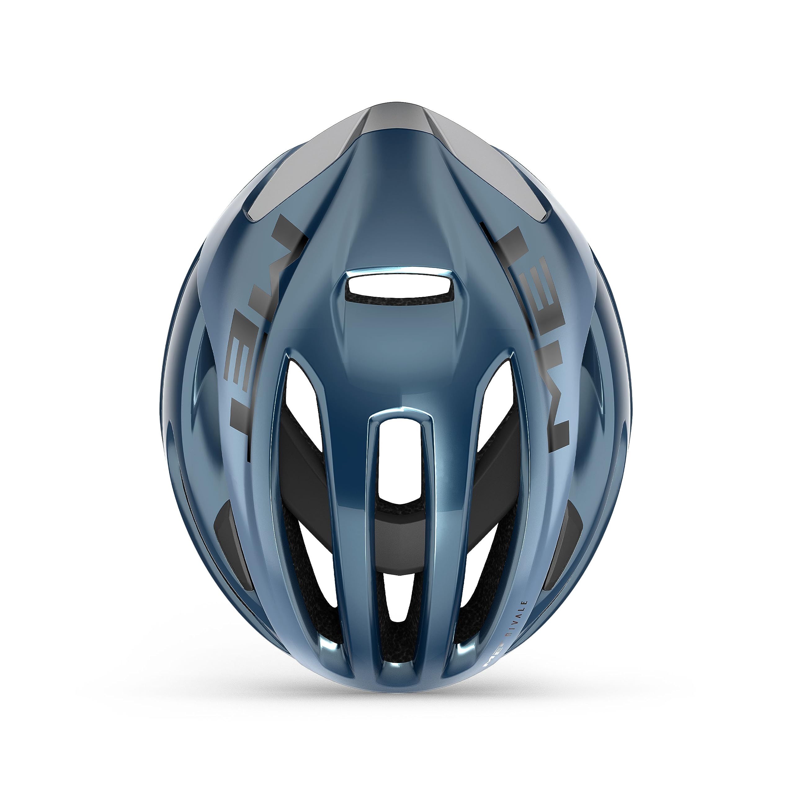 MET Rivale MIPS Road Cycling Helmet, Matt Navy Silver, Size 58-61cm - Image 4