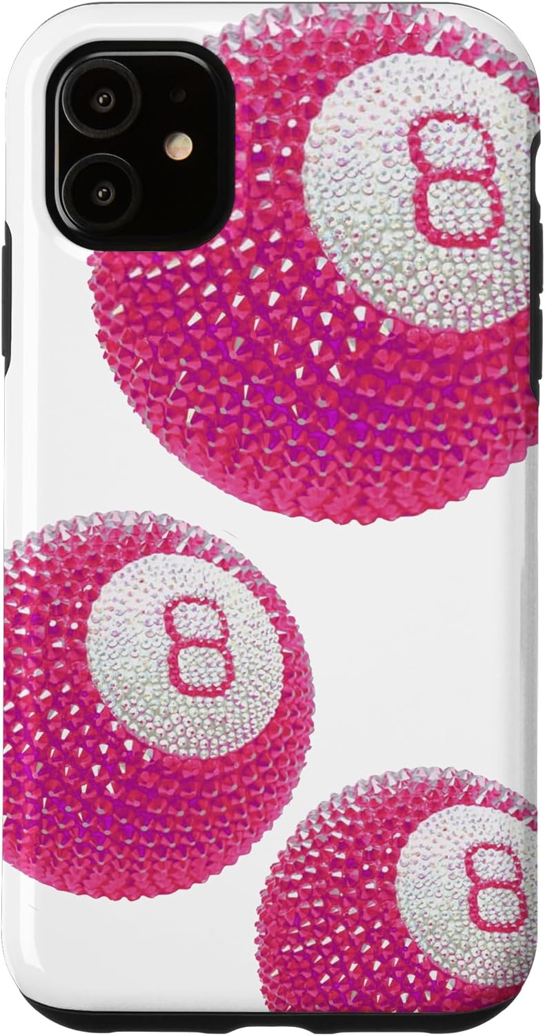 Retro Lucky Disco 8 Ball for Women Case for iPhone 15