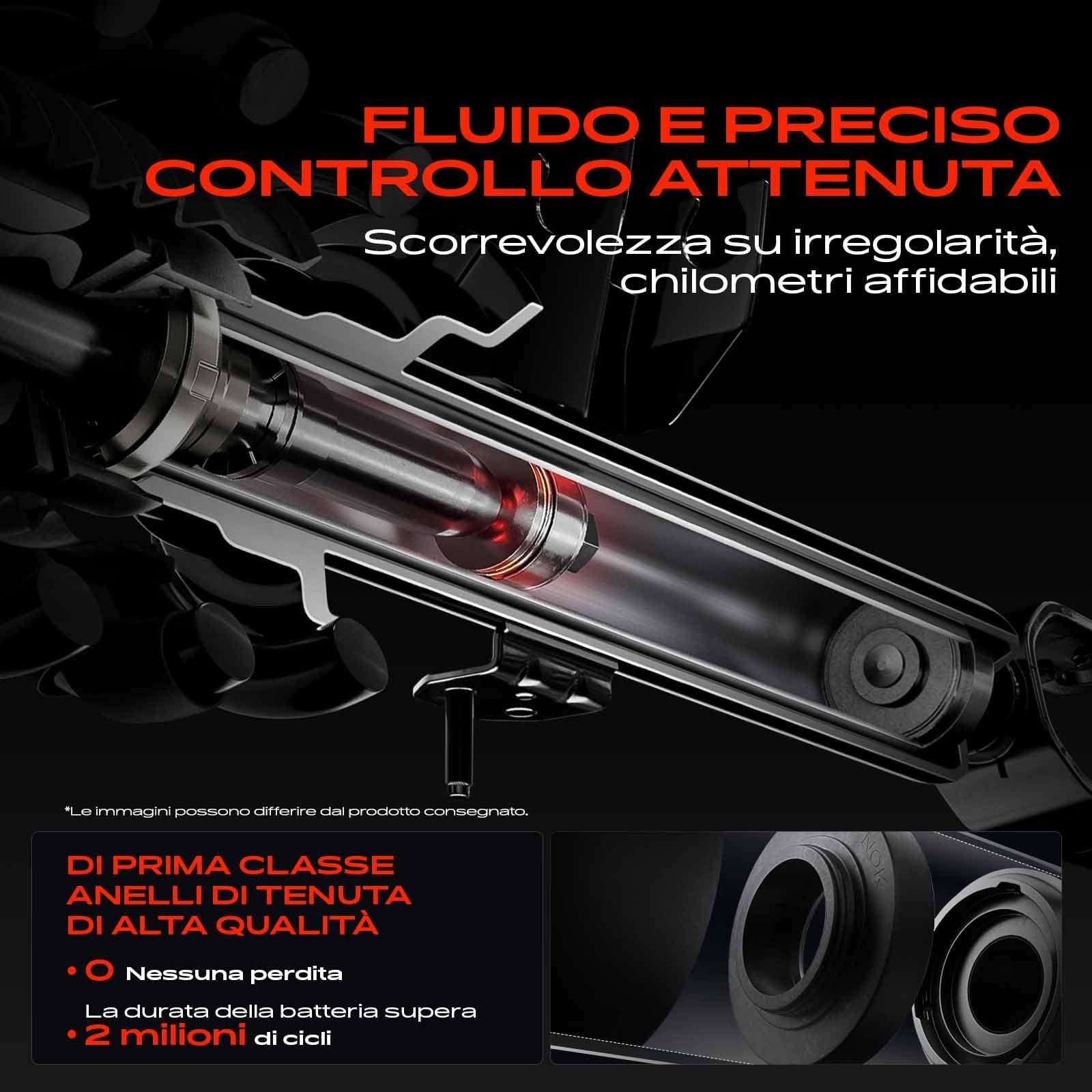 Frankberg 2x Ammortizzatori per sospensioni Ammortizzatori per telaio Anteriore sinistro destro 521mm Pressione del gas Compatibile con Serie 3 Touring E91 Serie 3 E90 Serie 3 Cabriolet E93 310982