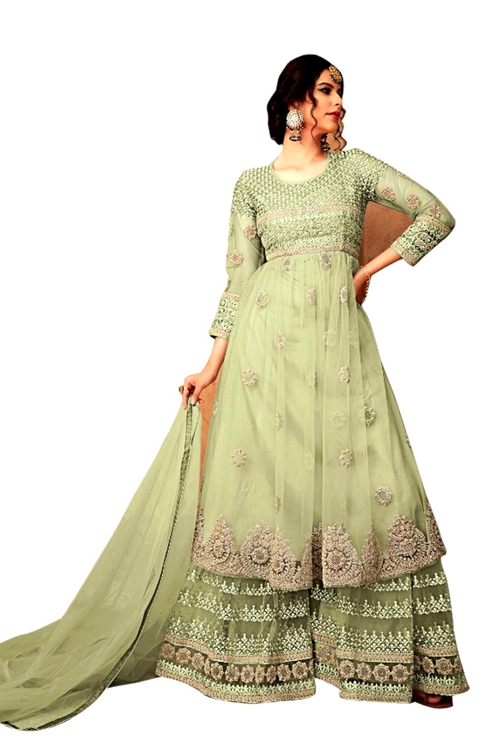 Plazo suit with dupatta Clearance