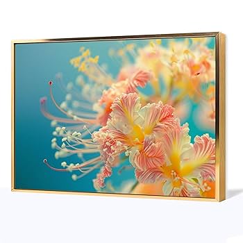 Amazon.co.jp: 絵画 ハワイの熱帯の花インテリア 絵画 魅力的な