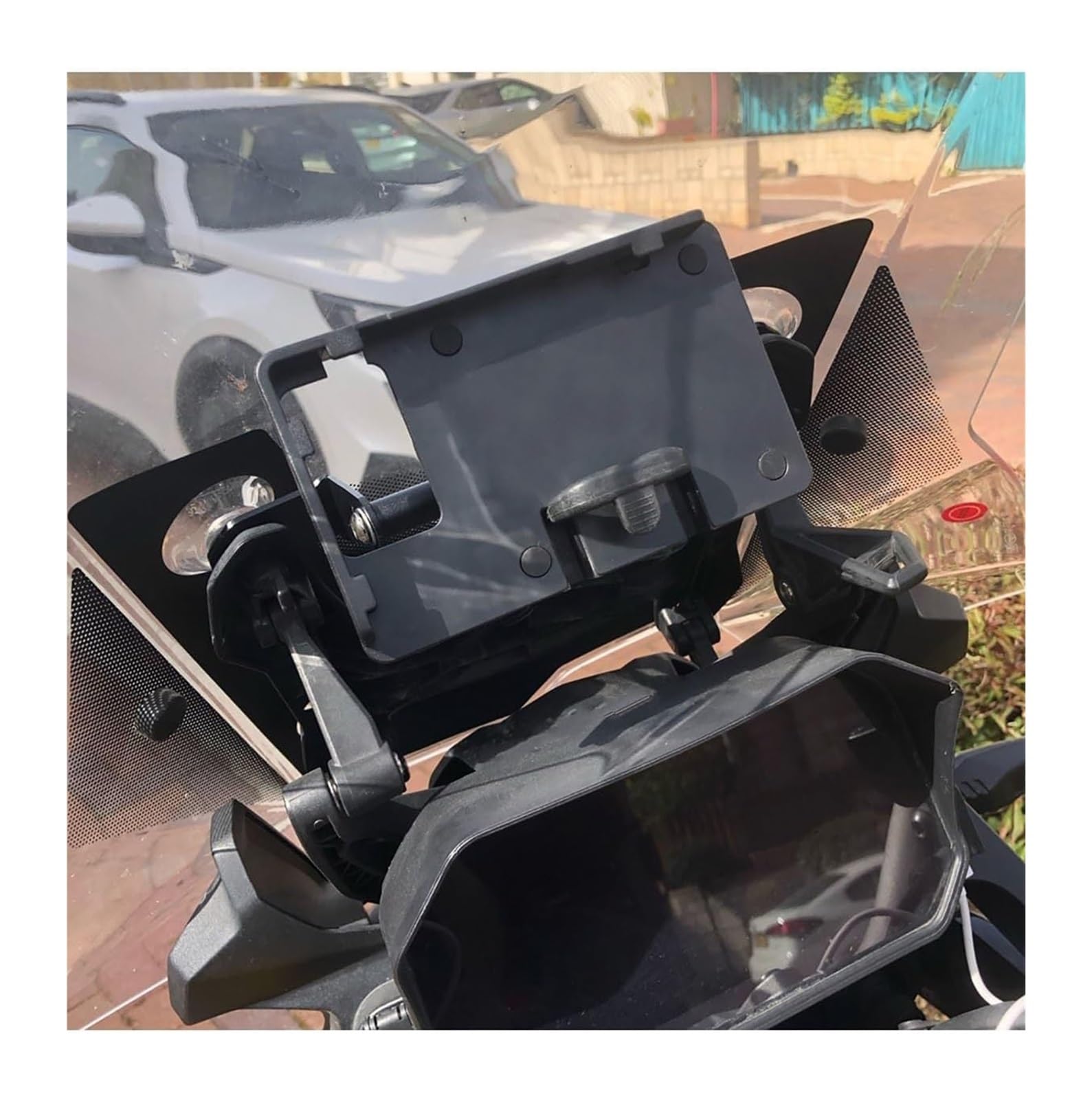 Motocicleta Soporte De Navegación para B&MW para F850GS F 850 ​​GS para Adventure F850 GS 850GS para ADV Soporte De Carga para Teléfono Móvil Accesorios Navegación Placa GPS(-03-F850GS ADV 22mm)