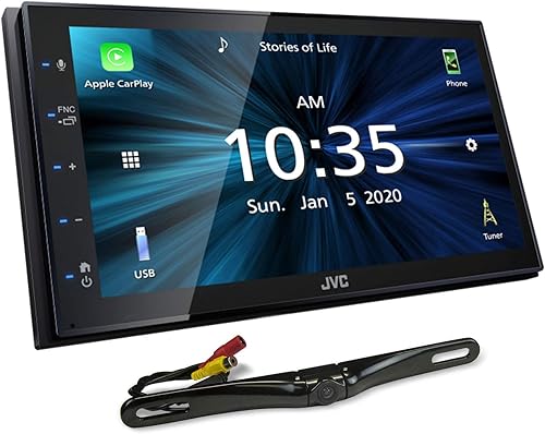 JVC KW-M560BT 6.8 "Bluetooth Digital Media Car Play/Android Receptor+Backup Cam