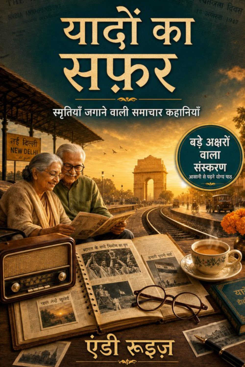 ऐमज़ॉन विवरण: 1947 से आज तक की 30 भारतीय समाचार कहानियाँ | बुज़ुर्गों के लिए बड़े अक्षरों वाली स्मृति-पुस्तक | माता-पिता और दादा-दादी के लिए उपहार