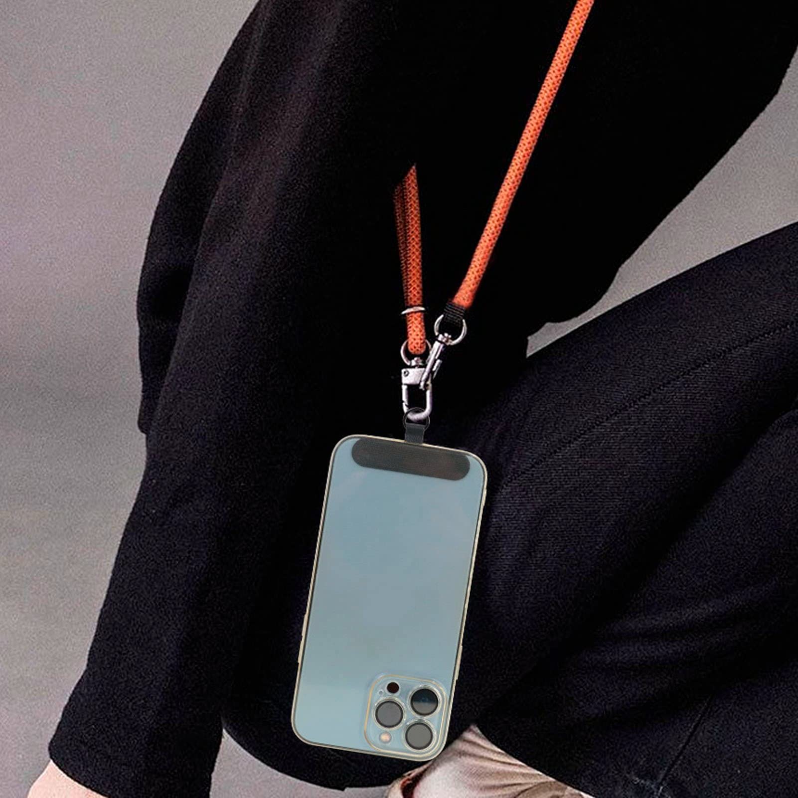Toppa Per Cordino Per Telefono - Cinturino Di Sicurezza Per Cellulare, Si Attacca Al Foro Di Ricarica, Anti-caduta
