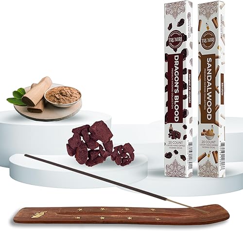 Vista 149 de Trumiri Incense Sticks - Combo Pack of 40 Insence-Sticks - 20 Rose + 20 Lavender - Insenses - Insents - Incents - Inscense - Incence - Incienso