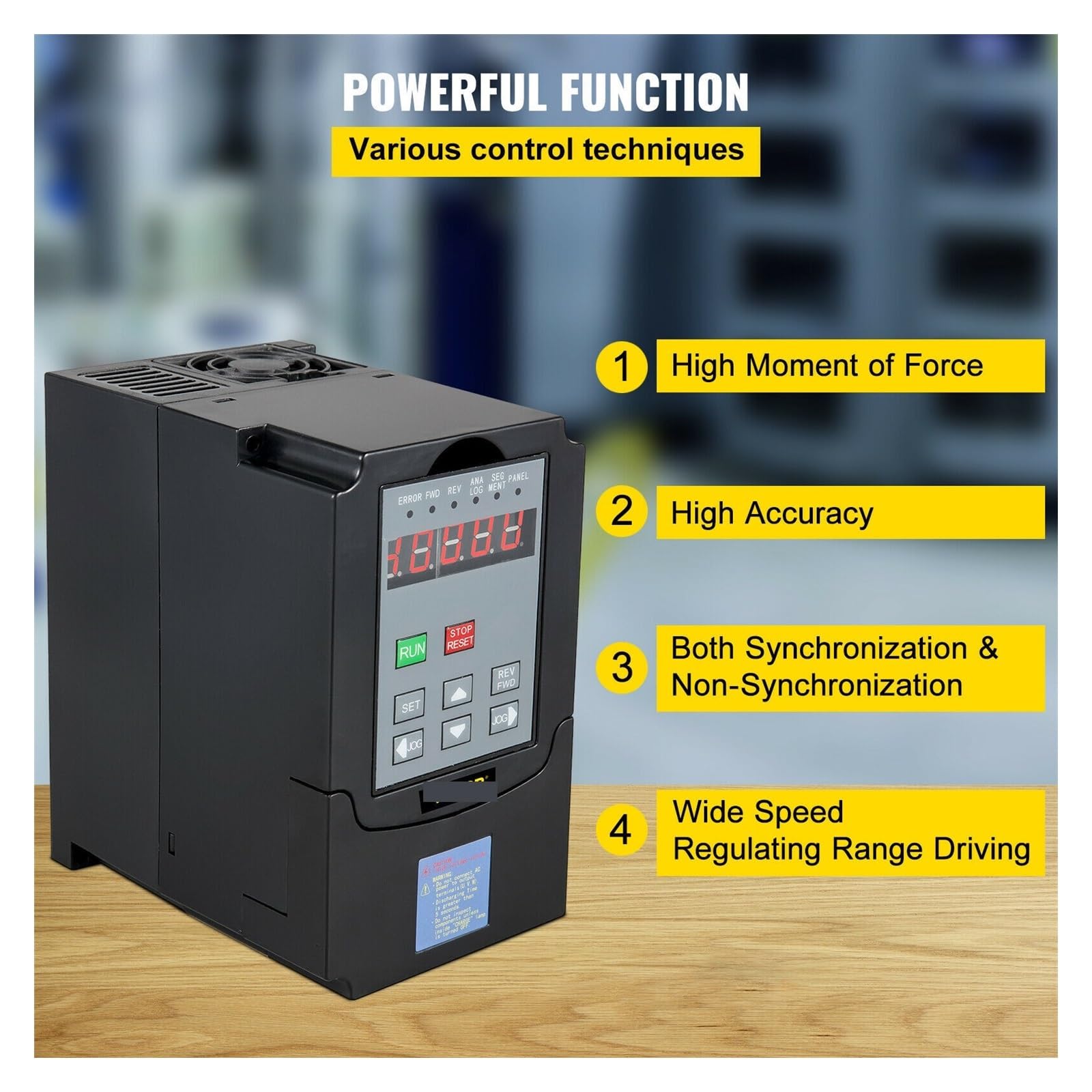 Variador De Frecuencia Przetwornica częstotliwości VFD przetwornica częstotliwości 1.5/2.2/3.0/4.0/5.5/7.5KW AC 220 3P regulator prędkości wyjściowej do silnika CNC Kompaktowa konstrukcja(5.5KW)