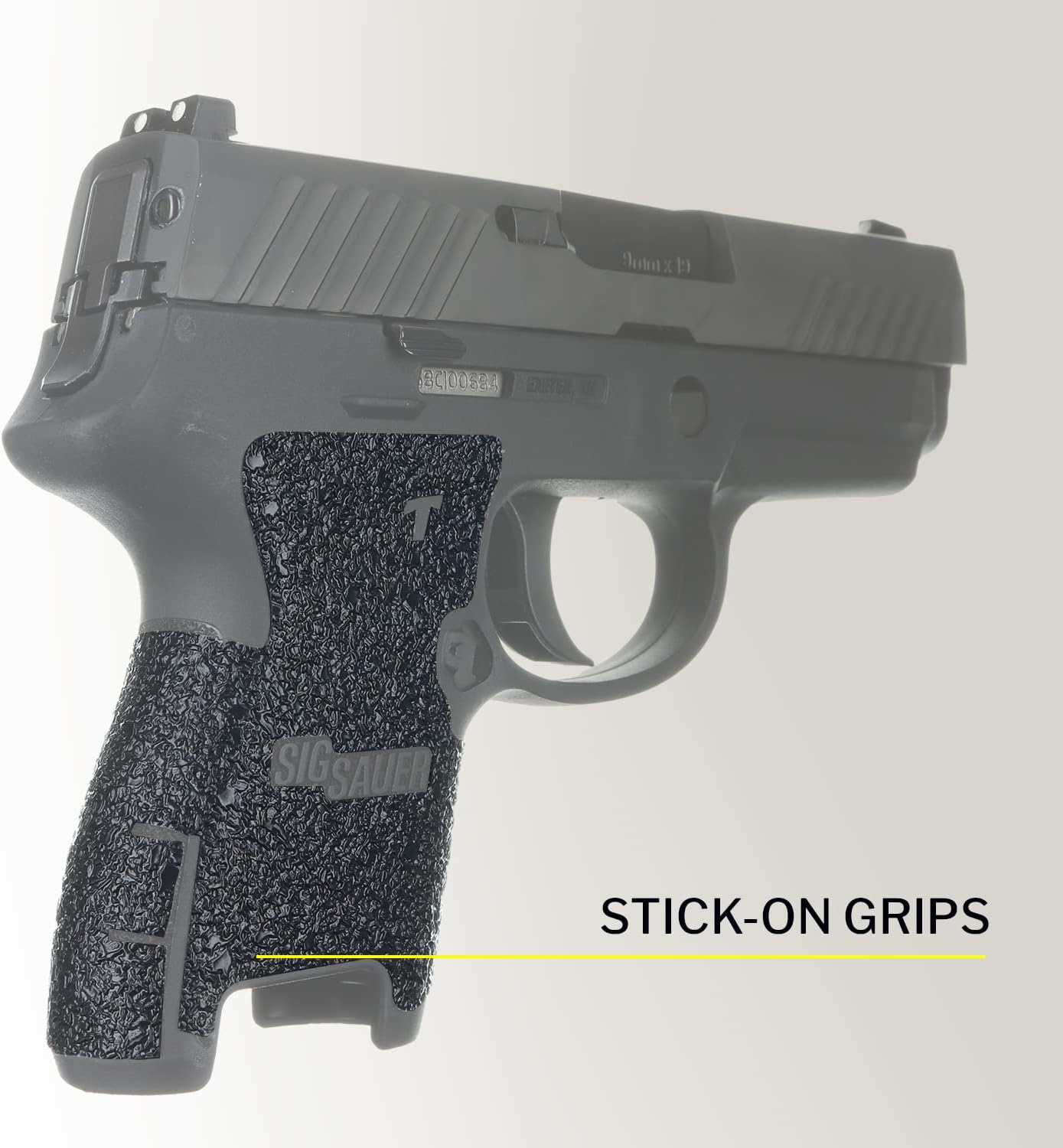 TALON Grips Adhesive Grip – Compatible with Sig Sauer P250 & P320 9mm/.357/.40/.45 Subcompact – Made in The USA