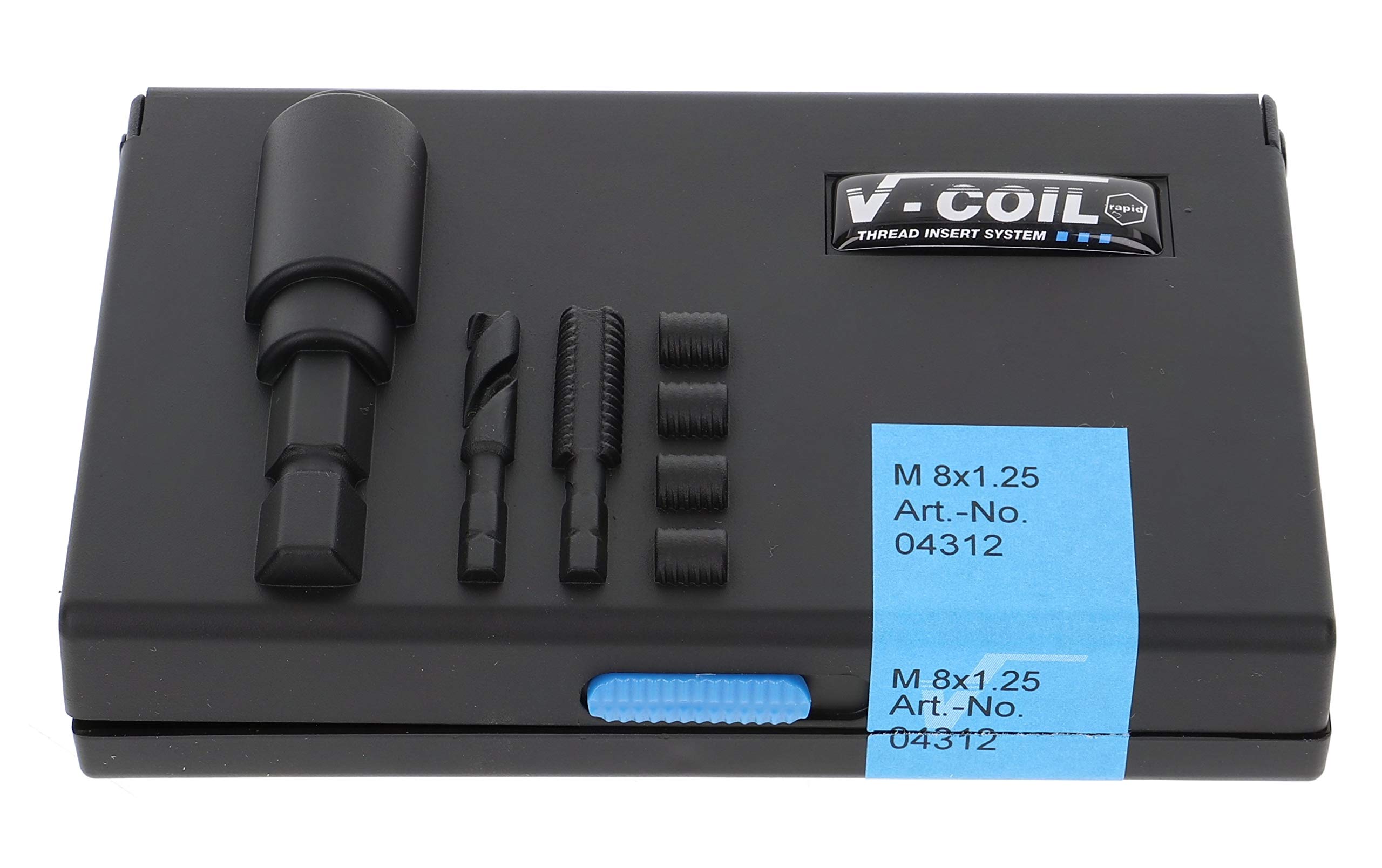 V-Coil 4312 - Kit di riparazione filettatura "Rapid", multicolore, misura M8