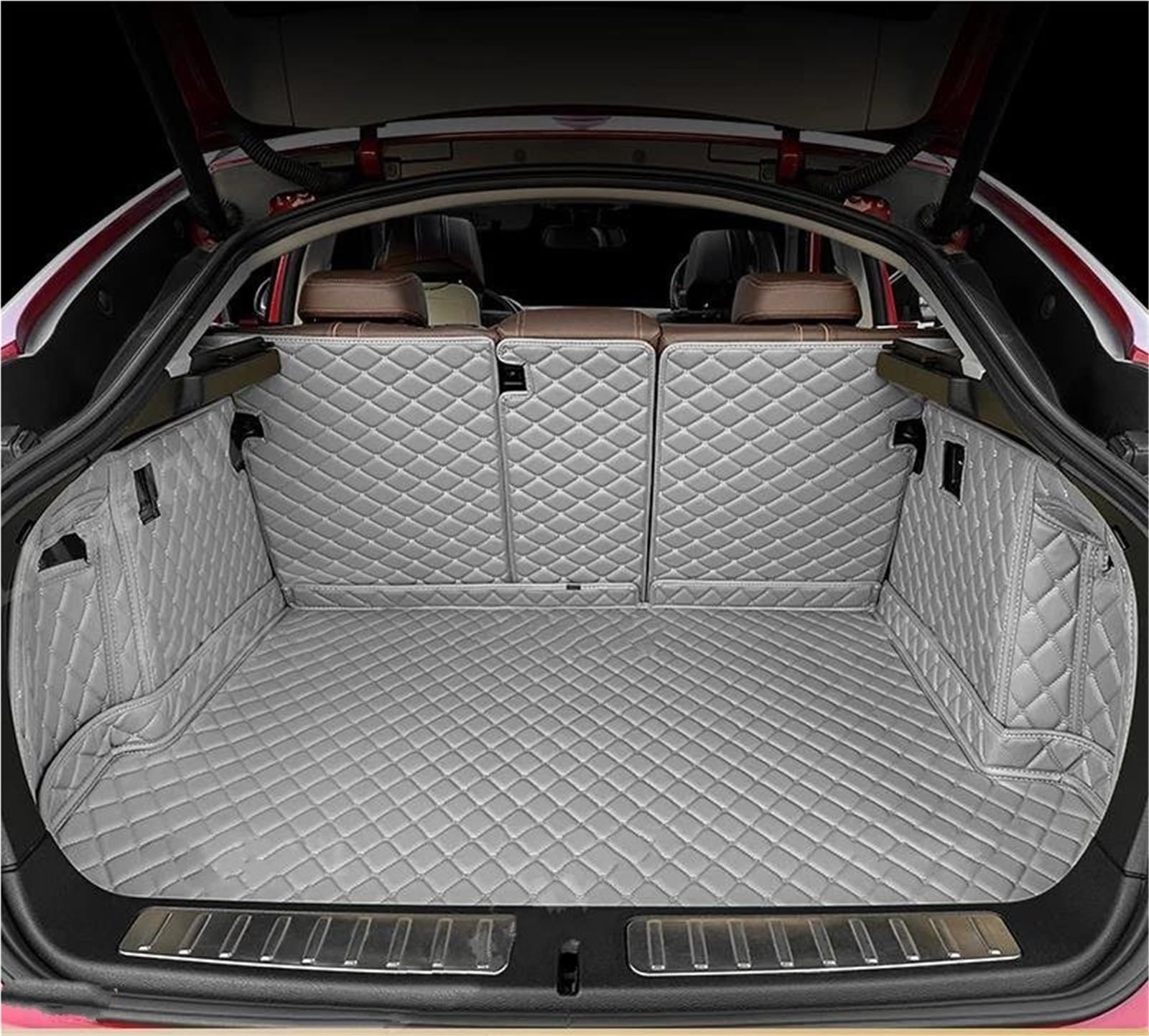 FUNFOB Car Boot Liners For Volvo For XC40 2020-2025 Auto Full Coverage Trunk Mat Cargo Liner Interior Accessories Boot Liner(Gray)