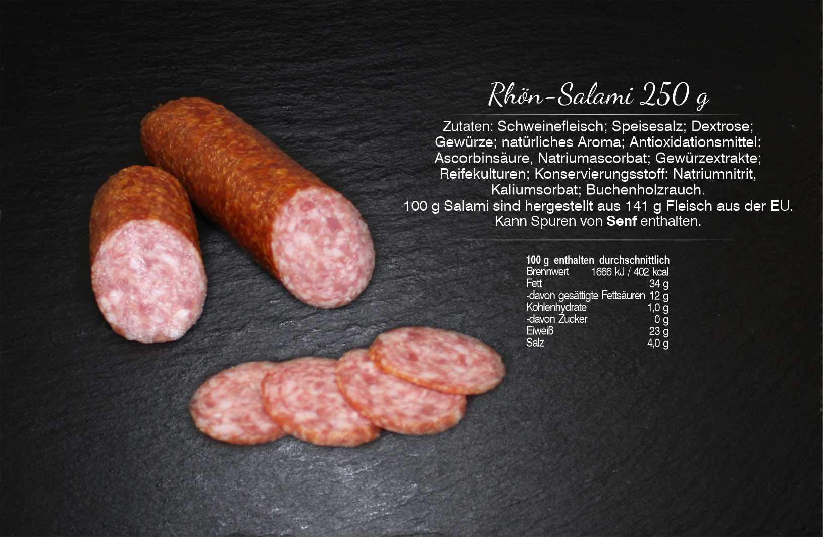 Wurstpaket mit Salami und Kochsalami I Salami Paket XXL I Wurst aus dem Thüringer Wald