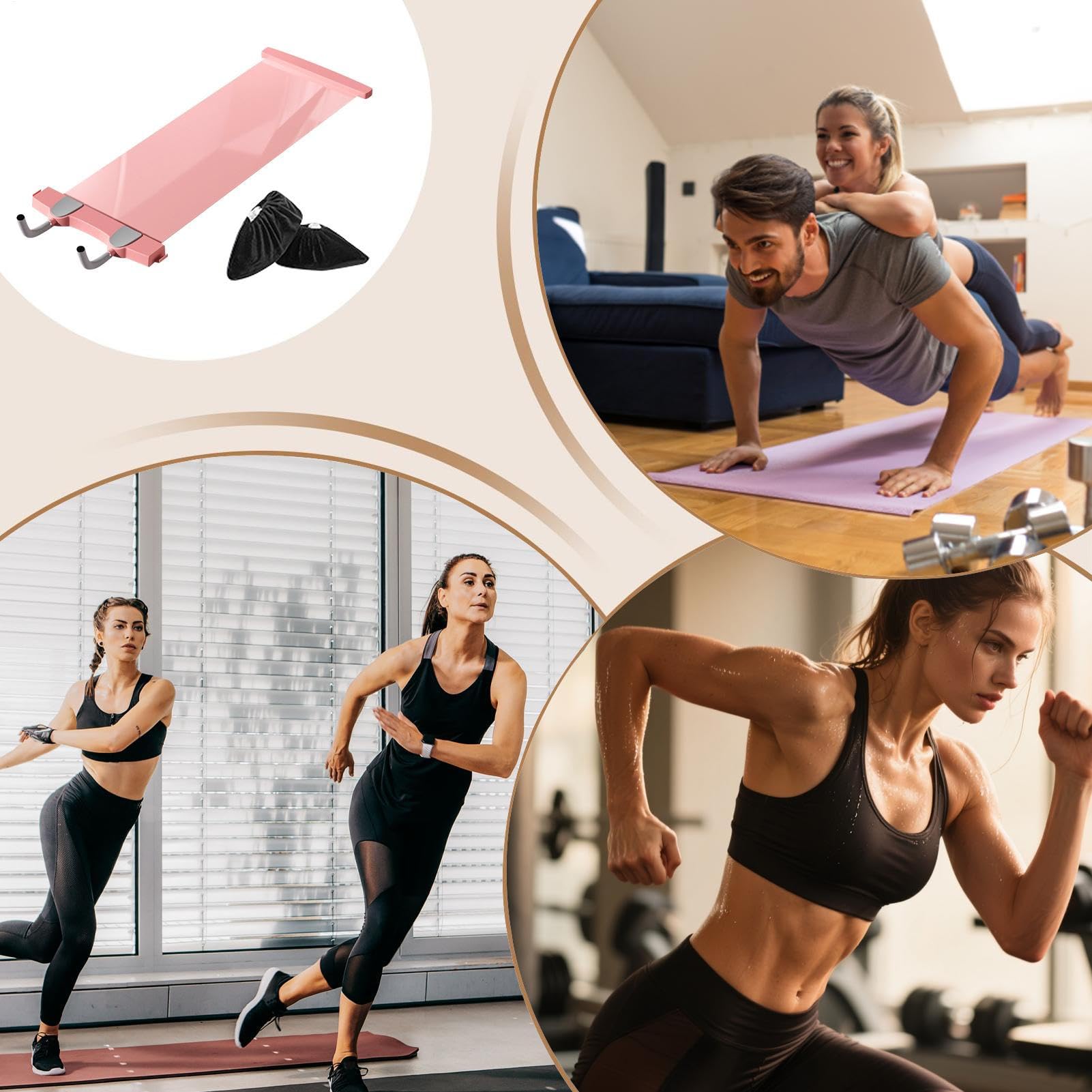 Balance Board per allenamento dell'equilibrio, cuscinetto di allenamento compatto e ammortizzante, attrezzatura per allenamento core, per gli amici, allenamento a casa ed esercizi al chiuso
