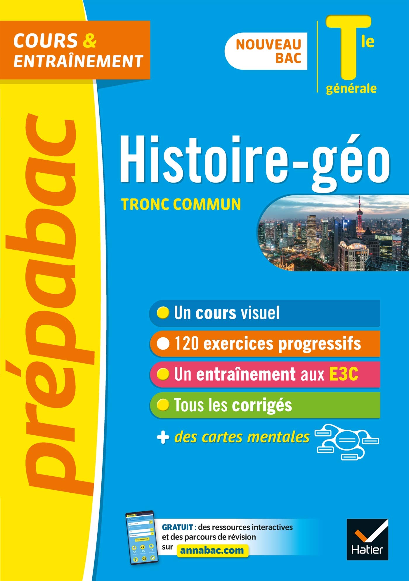 Prépabac Histoire-Géographie Tle générale - Bac 2023: nouveau programme de Terminale