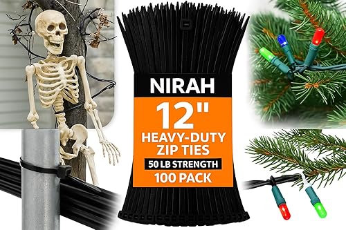 Vista 73 de Nirah Bridas pequeñas de grado industrial de 4 pulgadas, blanco transparente, paquete de 1000, multiusos, pequeñas bridas de cremallera, mini bridas