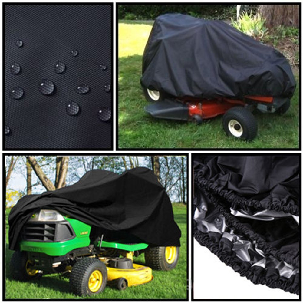 Housse pour tondeuse à gazon, protection UV, tracteur de pelouse universel, tracteur à gazon, tracteur de pelouse, tissu Oxford 210D, housse de protection UV imperméable, jardin extérieur