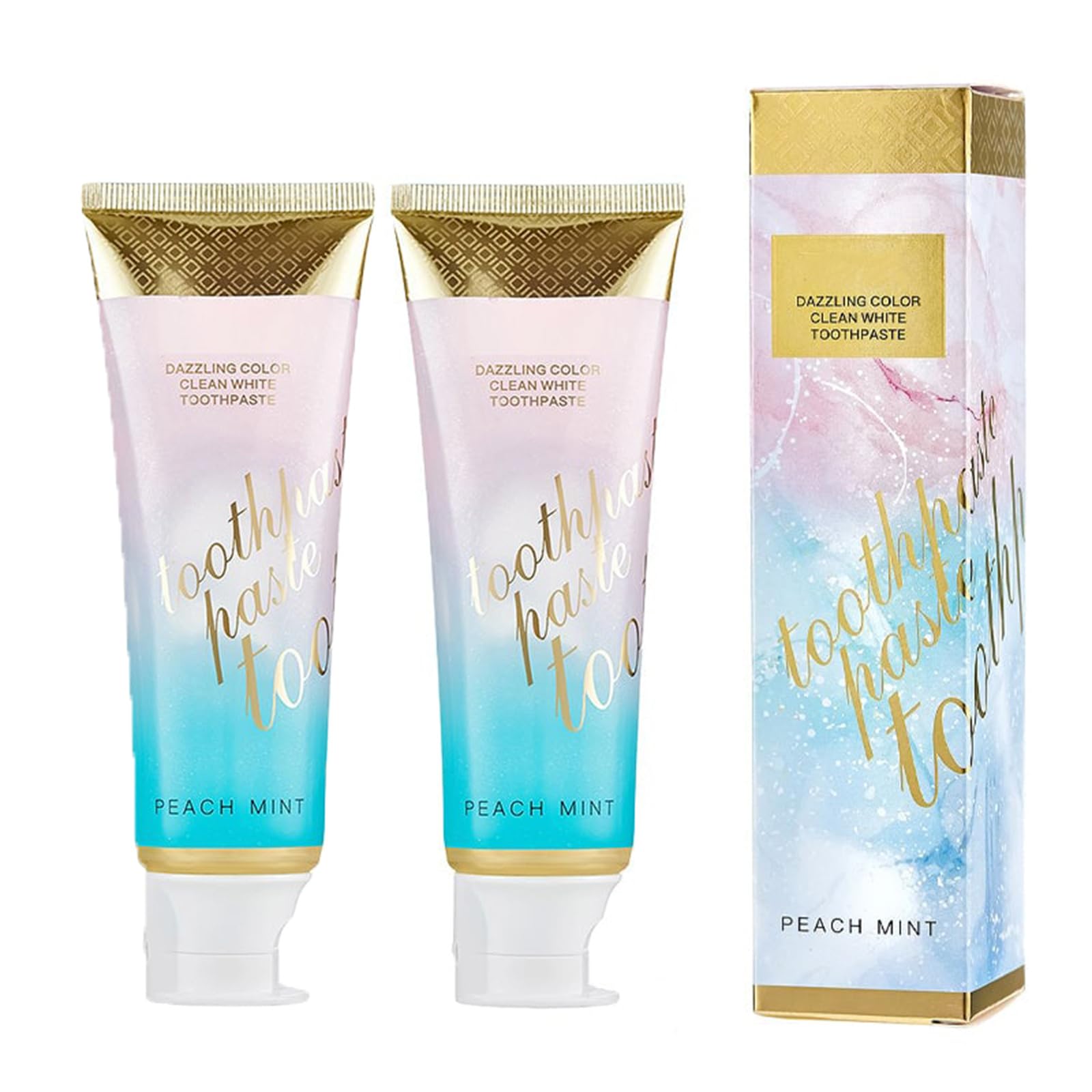 Radiant Whitening Toothpaste, Intensive Whitening Toothpaste, Complete Care Toothpastes, Repair and Protect Teeth (2 Pcs)