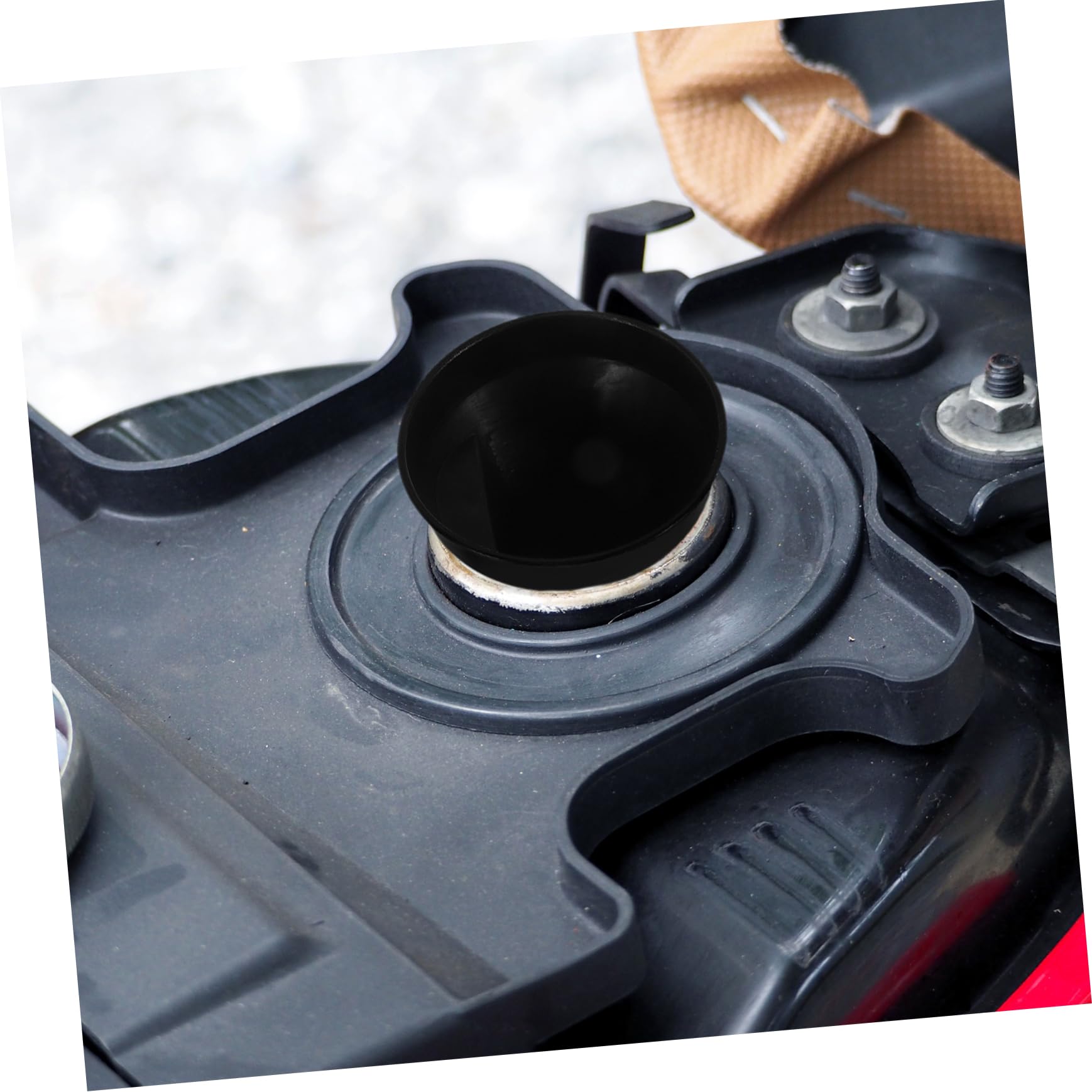 Anneome Embudo de Aceite Automotriz Largo con Filtro y Tubo Extensible, Embudo Flexible Multipropósito para Gasolina y Líquido de Transmisión, Herramienta de Emergencia para Coches