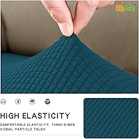 Vista 191 de Easy-Going Fundas Elásticas de 3 Piezas para Cojines de Sofá para Sofá Seccional Izquierdo/Derecho en Forma de L Chaise Lounge Funda de Asiento