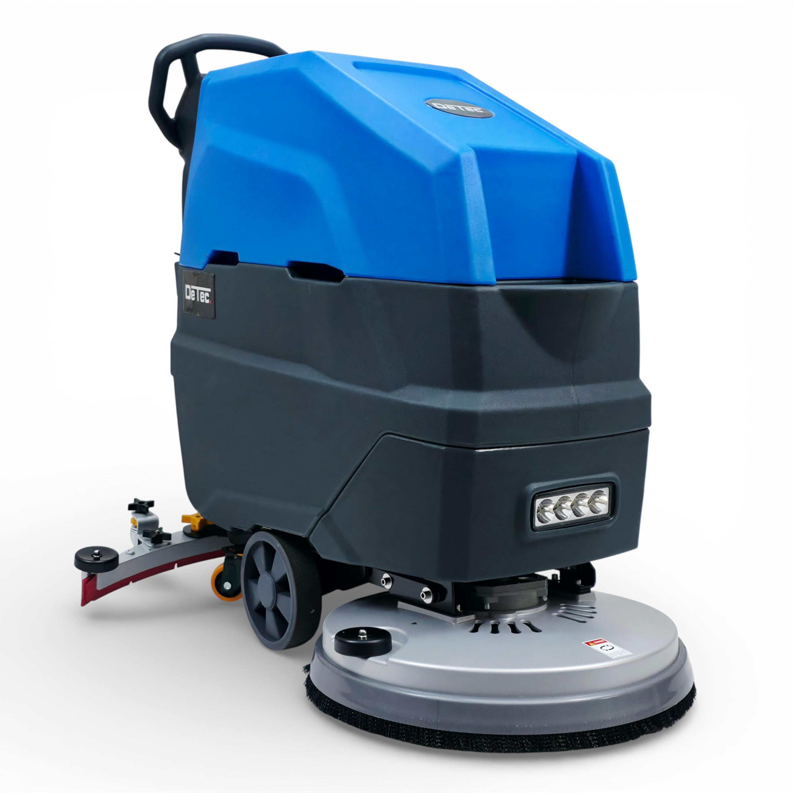 DeTec. DT-FS1 - Máquina de limpieza de suelos con batería de iones de litio de 24 V, ancho de trabajo de 53 cm, limpieza de suelos comerciales, 134 kg, 55 l, depósito de agua fresca