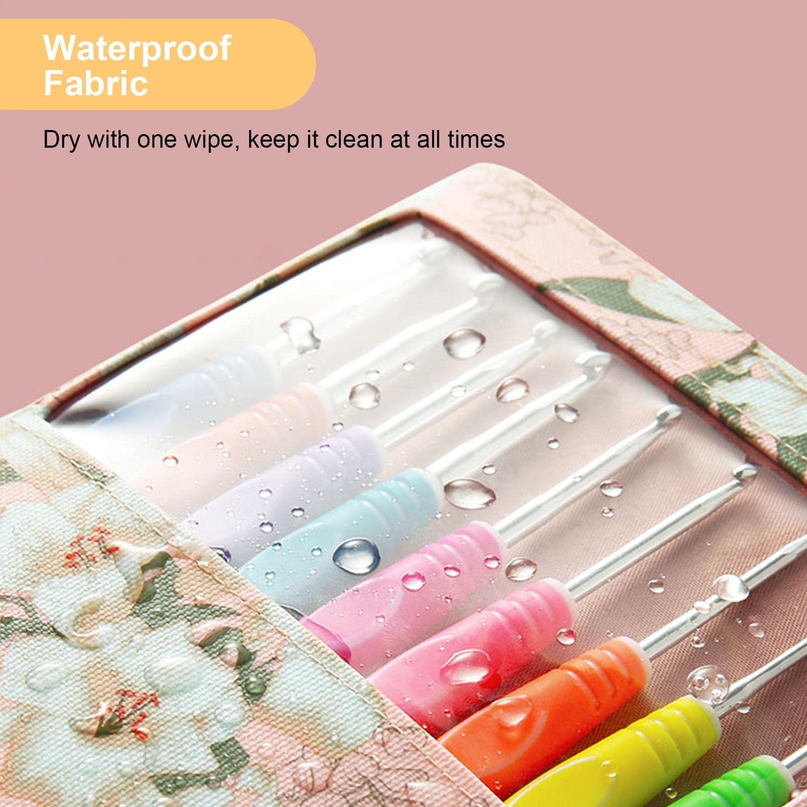 Set Uncinetti Ergonomici 14 Pezzi – 2-10 Mm – Manici Morbidi Per Mani Artritiche – Custodia E Accessori Inclusi