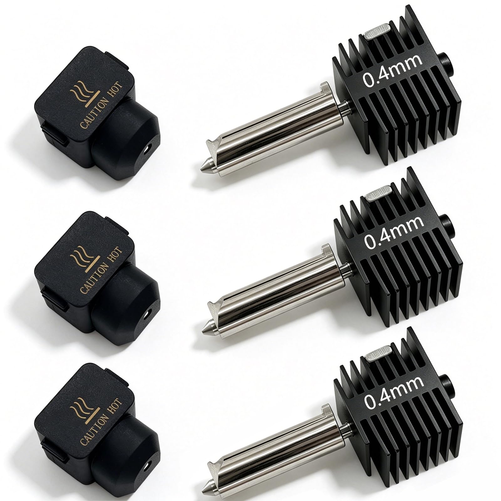 Hotend de acero endurecido resistente al calor para accesorios Bambu Lab A1 8