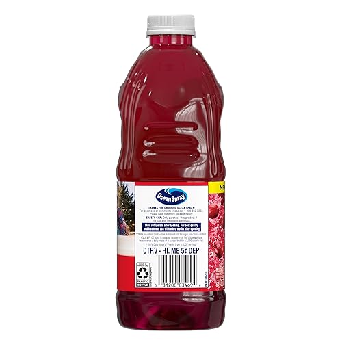 Miniatura 13 de Ocean Spray Mezcla de jugo de arándano 100%, botella de 64 onzas líquidas