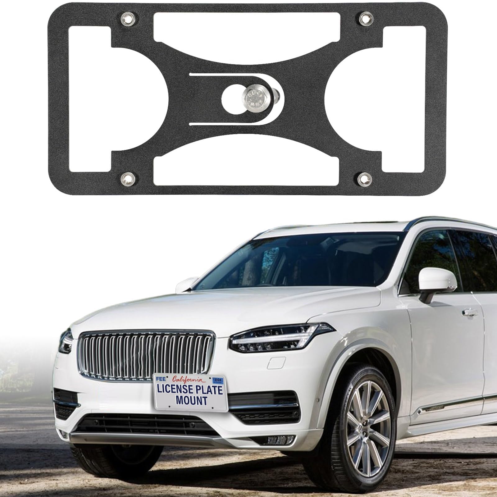Amazon.com: No Drill Front License Plate Mount Fits Volvo XC90
