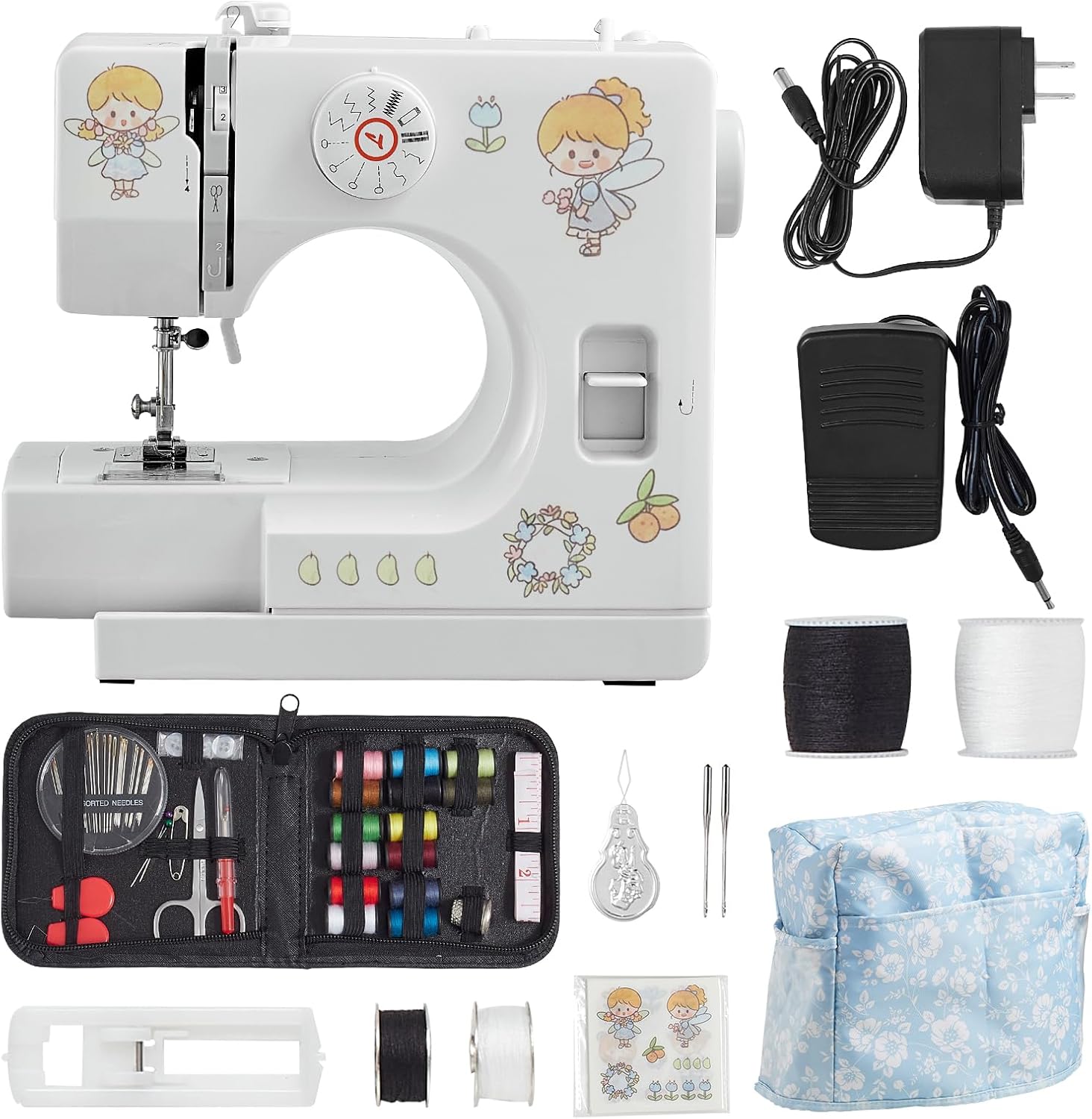 JUCVNB Mini Sewing Machine for Beginners, Small Portable