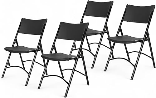 Miniatura 16 de OEF Furnishings Serie OEF600 Sillas plegables de respaldo alto, asiento de grado comercial de polietileno moldeado por soplado para uso en Gris