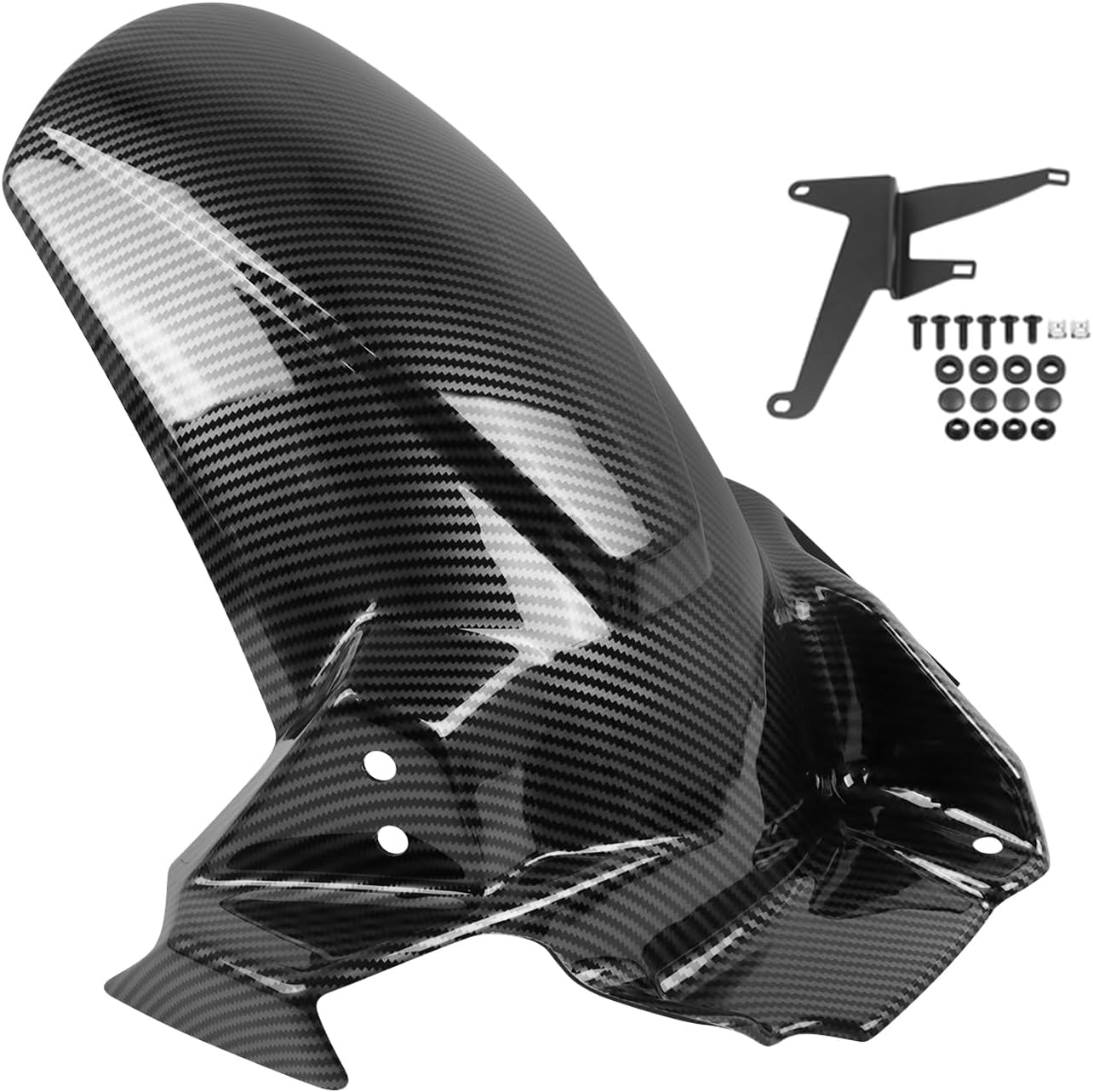 Motorcycle Mudguard Extender Extension Replacement for Honda NT1100 NT 1100 2022 2023 2024 Rear Mudguards Splash Guard (Type B)