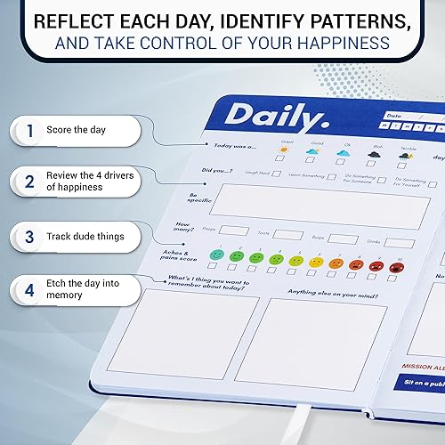 Miniatura 4 de Diario diario para hombres - Diario para hombre - Diario de gratitud para hombres - Diario para hombres - Cuaderno para hombre - Diario personal -