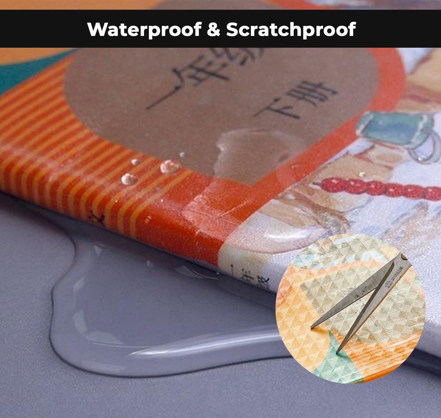 PANCA Self Adhesive Transparent Book Cover Sheets A4 Size Pack of 10 | Waterproof Scratchproof Notebook & Textbook Protective Plastic Cover Sticker for School & Office Use 2