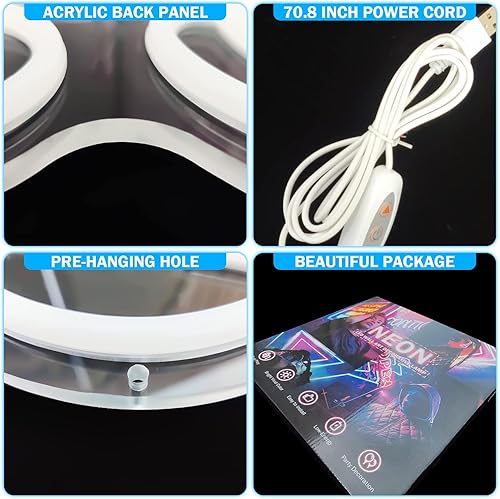 Miniatura 7 de Letrero de neón de cerveza para pared, luces LED de barra de neón para hombre, cueva, hogar, bar, fiesta, club, dormitorio, pared, decoración retro