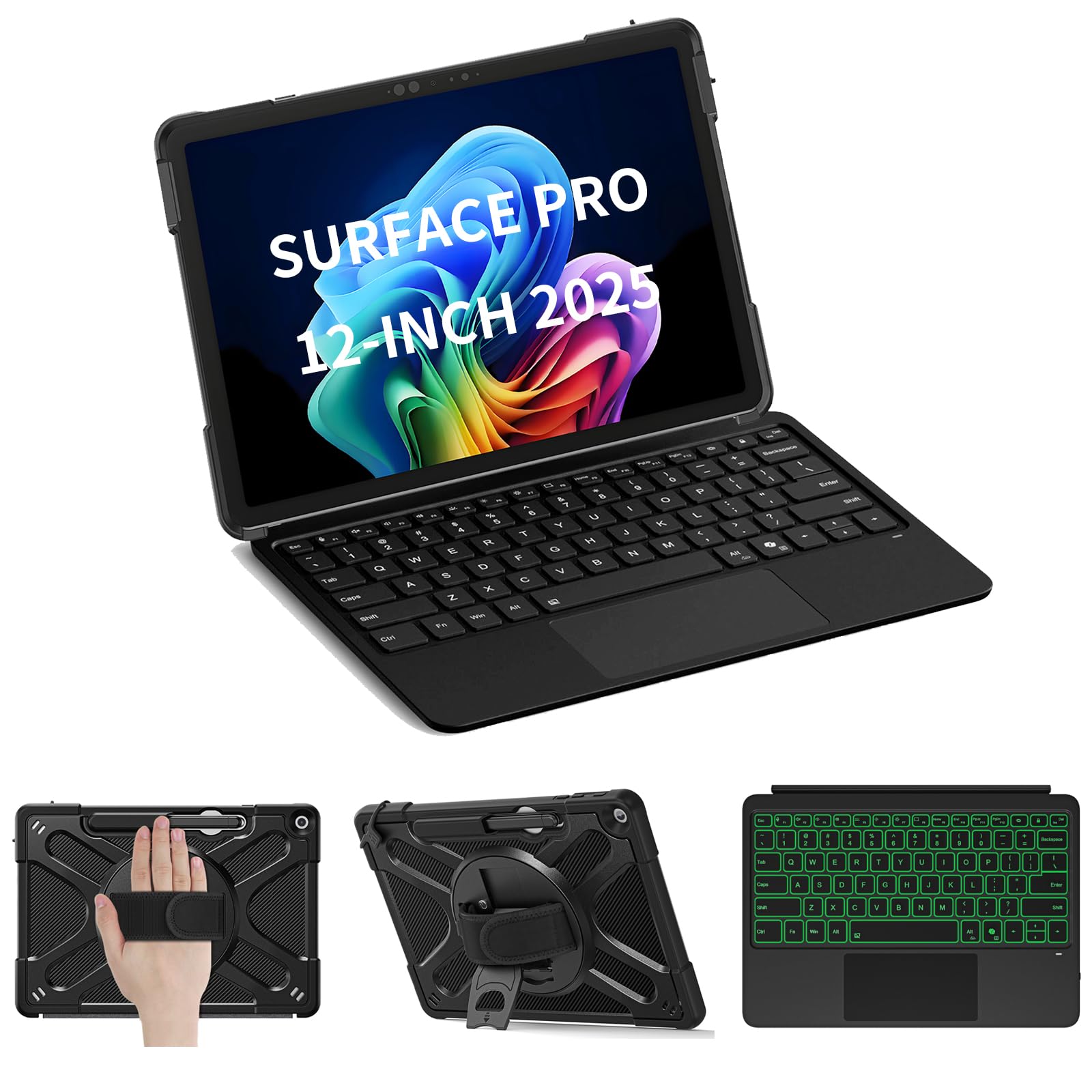Amazon.com: ZenRich Rugged Case with Keyboard for Surface Pro 12