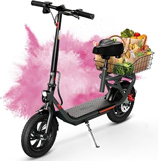 Electric Scooter, 8.5"/10"/12" Tires,Peak 500W/650W/700W Motor, 19/20/23/25Mph,15/16/18/20/30 Miles Long Range, Folding Scooter Adults for Commuting