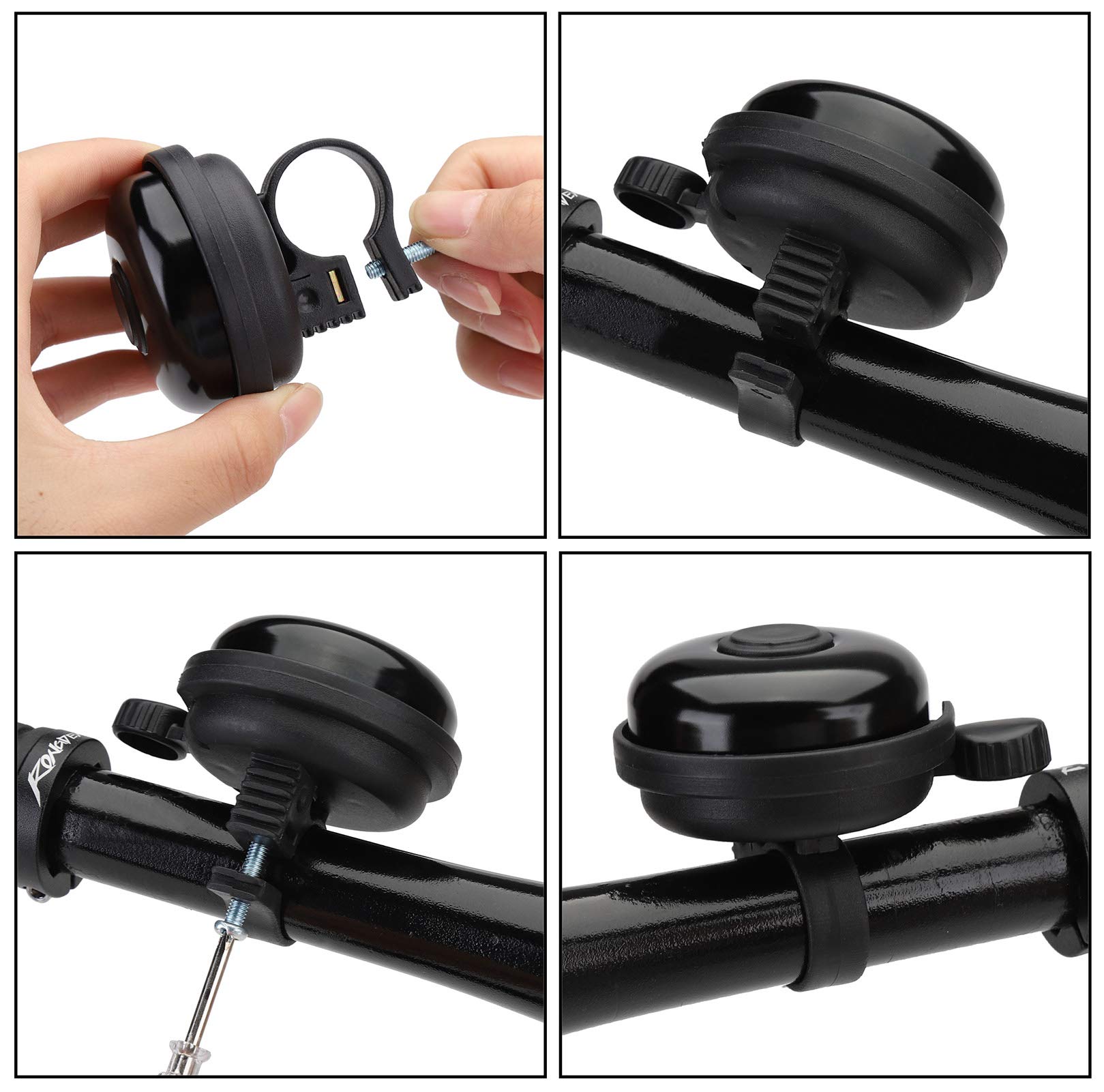 Campanello Per Bici Paliston - Alluminio, Suono Forte E Chiaro - Foto 4