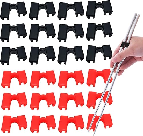 24 palillos reutilizables de entrenamiento para niños, adultos, principiantes, aprendices o entrenadores, paquete de palillos de práctica de