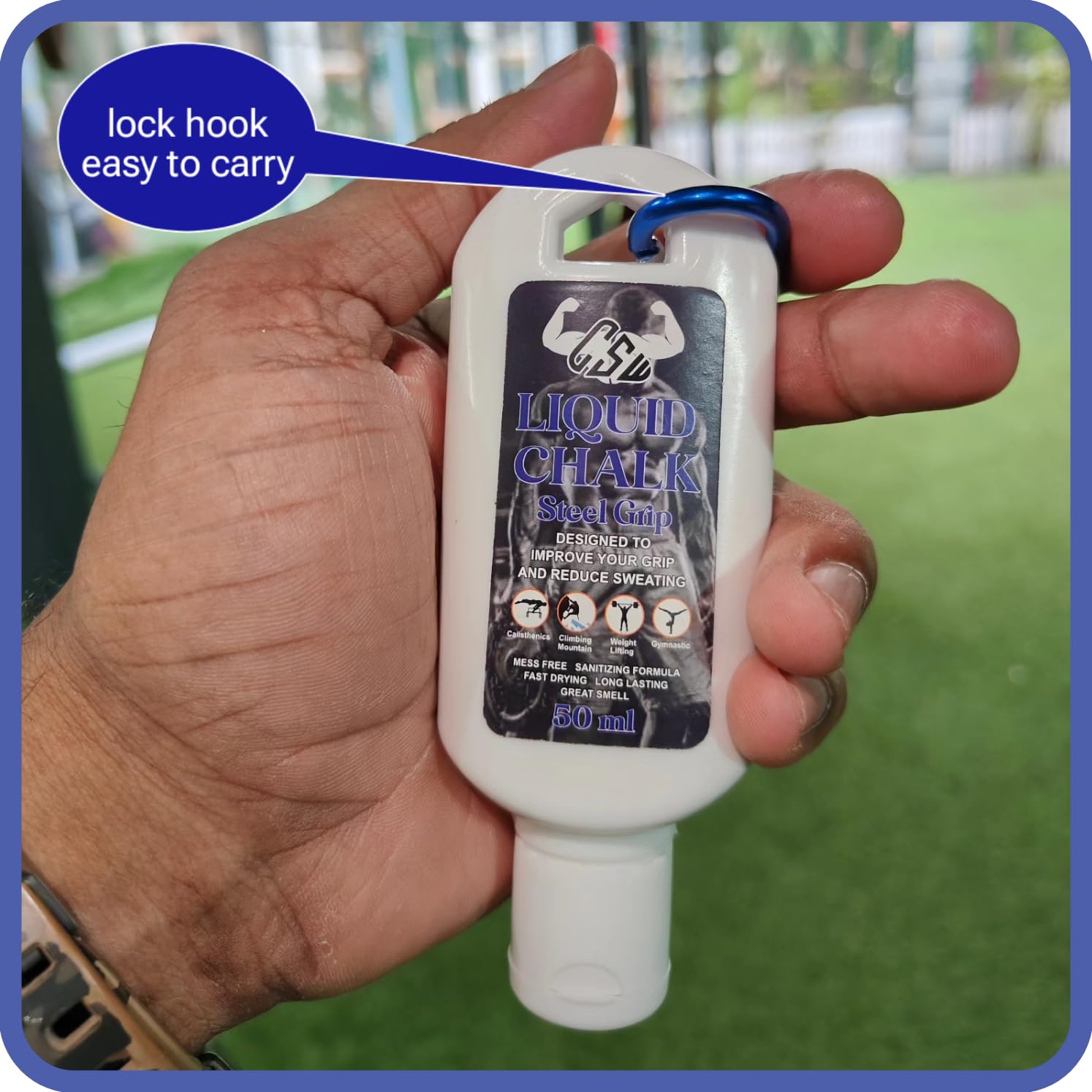 Calistreet workout Liquid Chalk Gym : Superior Grip and Sweat-Free Hands for Calisthenics, Weightlifting, Gym, Rock Climbing, Crossfit, Powerlifting, Dancing, Gymnastics 2