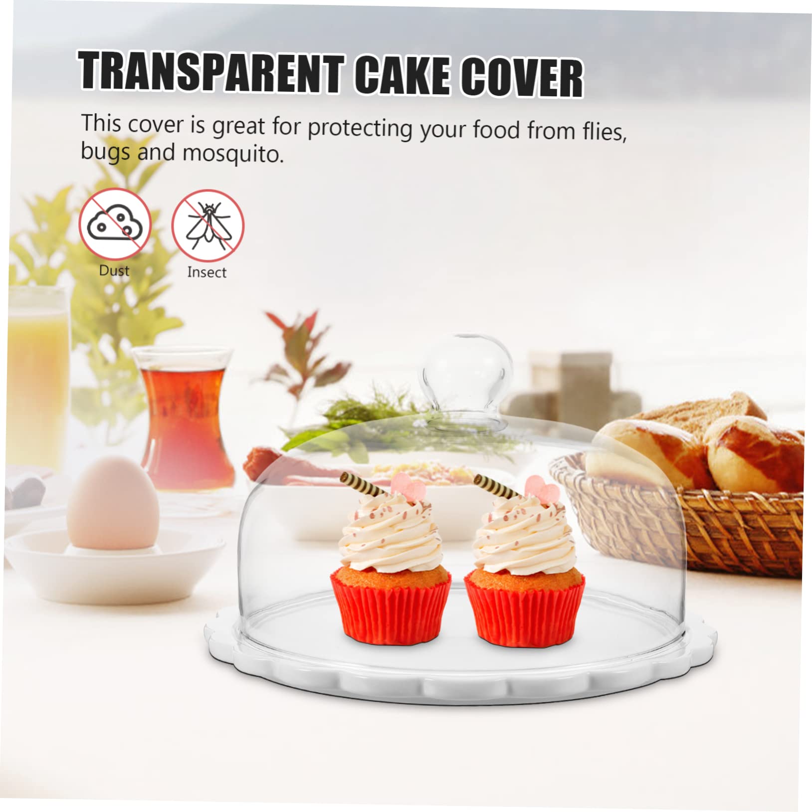 Présentoir À Gâteaux En Verre Pour Gâteaux Muffins Desserts