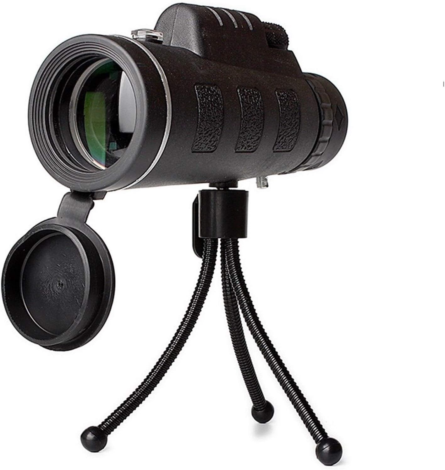 HD Binoculars 40X60 Telescope Military Binoculo High Power Telescopio for Hunting Optics Black Clear Monocular