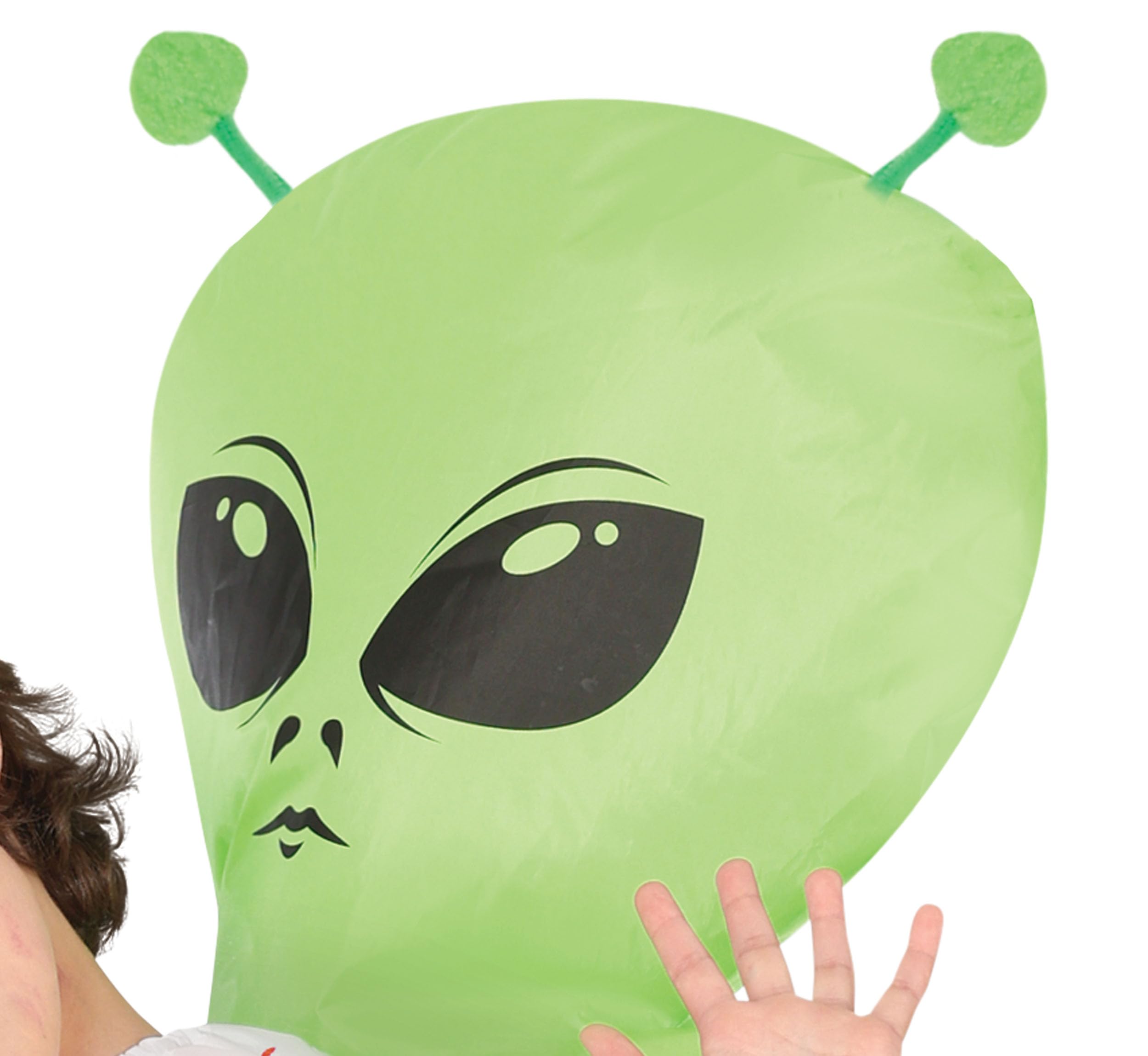 FIESTAS GUIRCA Disfraz Hinchable de Abducido por un Extraterrestre para Niños - Disfraz de Extraterrestre Portador de Niño - Disfraces de Halloween para Niñas y Niños de 7 a 9 Años