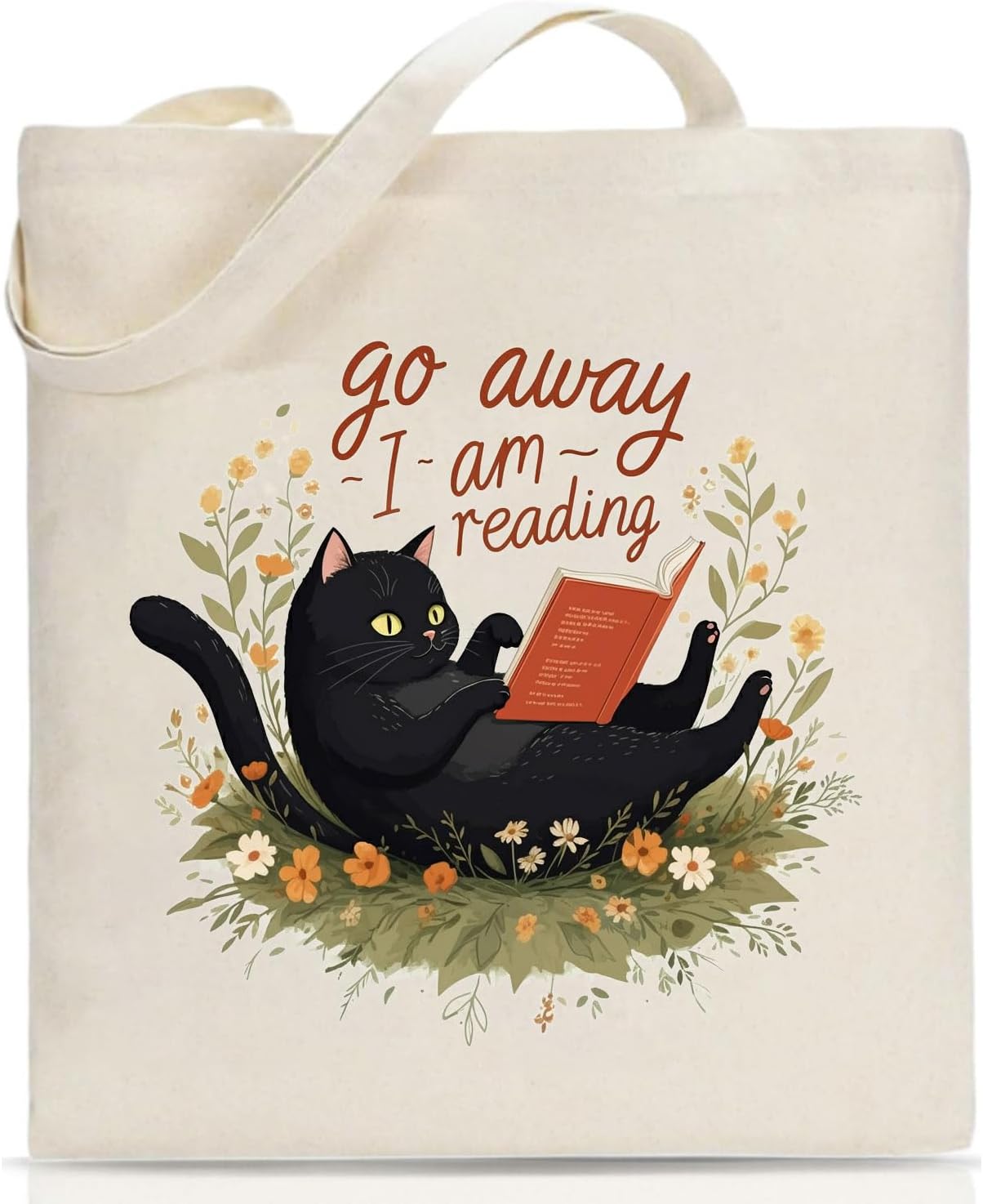 Inspirational Canvas Tote Bag with Pattern for Women Sturdy Canvas Tote Bag for Vacation,Shopping,Grocery