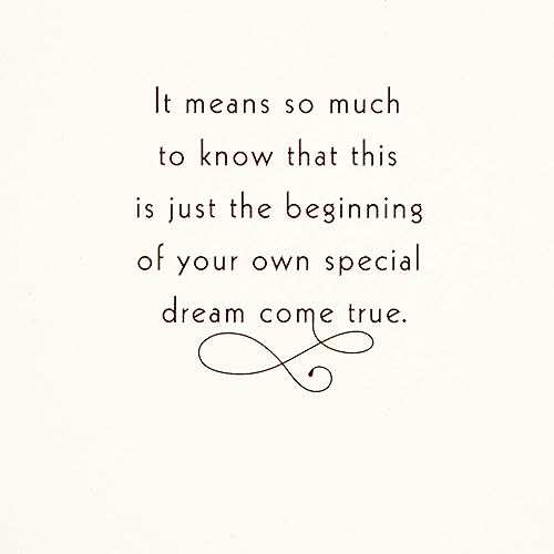 Miniatura 4 de Hallmark Tarjeta del día de la boda para la hija (Dream Come True) (599RZB1360)