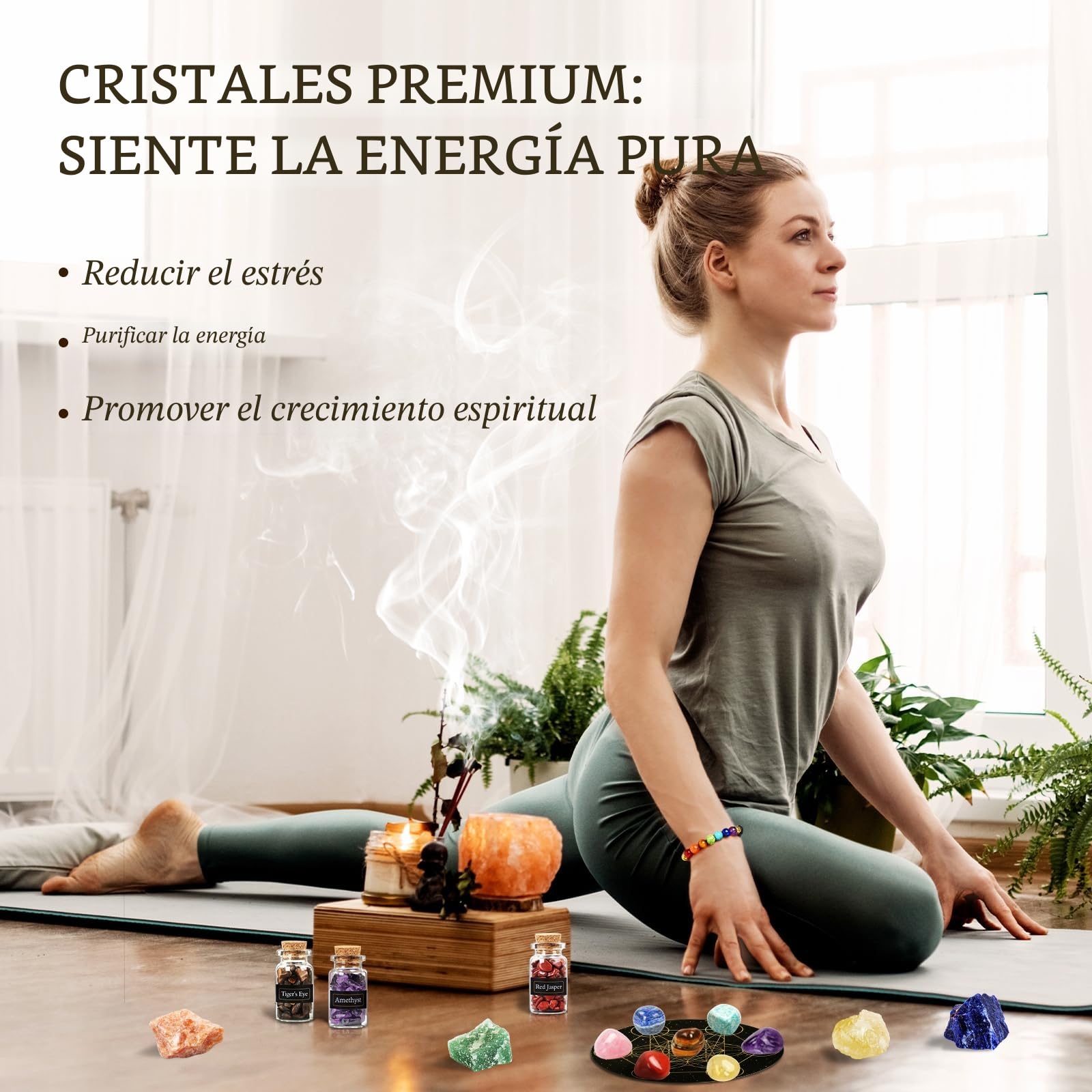 Calendario Adviento 2026 Minerales Piedras Preciosas Cristales Naturales 24 Días Navidad