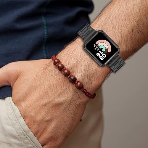 Miniatura 5 de Senter Correa de repuesto de acero inoxidable con marco Meatl para reloj inteligente Redmi Watch 2 Lite